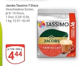 Tassimo T-Discs Angebote von Jacobs bei GLOBUS Kaarst für 4,44 €