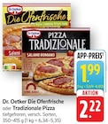 Die Ofenfrische Pizza Angebote von Dr. Oetker bei EDEKA Karlsruhe für 1,99 €