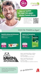 mea - meine apotheke Prospekt für Reinsdorf mit 4 Seiten mea - meine apotheke Prospekt für Reinsdorf: "Unsere August-Angebote", 4 Seiten, 01.08.2026 - 31.08.2026