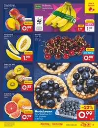 Blaubeeren Angebot & Preis im aktuellen Netto Marken-Discount Prospekt Blaubeeren Angebot im aktuellen Netto Marken-Discount Prospekt auf Seite 9