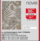 In- und Outdoorteppich „Palm“ Angebote von Novel bei Möbelzentrum Pforzheim Stuttgart für 29,99 €