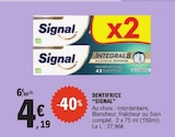 Dentifrice - SIGNAL en promo chez E.Leclerc Dentifrice - SIGNAL dans le catalogue E.Leclerc