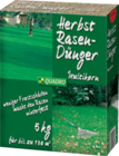 Herbst-Rasendünger im Hornbach Prospekt Herbst-Rasendünger von QUADRO im aktuellen Hornbach Prospekt für 11,99 €