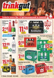 Cola im Trinkgut Prospekt in Andernach Aktueller Trinkgut Prospekt mit Cola, "Aktuelle Angebote", Seite 1