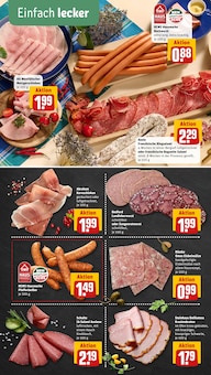 Wurst im REWE Prospekt "Dein Markt" mit 29 Seiten (Bottrop)