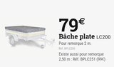 Bâche plate lc200 - Espace Emeraude à Quimper Bâche plate lc200 en promo chez Espace Emeraude Quimper à 79,00 €