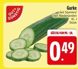 Gurke von Gut & Günstig im aktuellen EDEKA Prospekt für 0,49 €