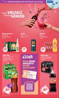 Saft im Getränke Hoffmann Prospekt "Aktuelle Angebote" mit 8 Seiten (Moers)