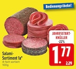 Salami-Sortiment 1a bei EDEKA im Tittmoning Prospekt für 1,77 €