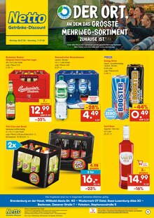 Cola im aktuellen Netto Marken-Discount Prospekt (Brandenburg (Havel)) Cola im Netto Marken-Discount Prospekt "DER ORT, AN DEM DU IMMER AUSGEZEICHNETE PREISE FINDEST." mit 6 Seiten (Brandenburg (Havel))