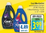 Waschmittel Farbschutz Schwarz Angebote von Coral bei diska Weiden für 3,99 €
