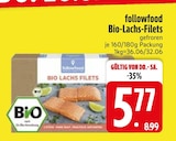 Aktuelle Lachs Angebote bei EDEKA in Ingolstadt Aktuelles Bio-Lachs-Filets Angebot bei EDEKA in Ingolstadt ab 5,77 €