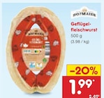 Geflügel-Fleischwurst von Hofmaier im aktuellen Netto Marken-Discount Prospekt für 1,99 €