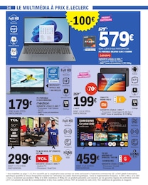 Offre Tablette Tactile dans le catalogue E.Leclerc du moment à la page 34