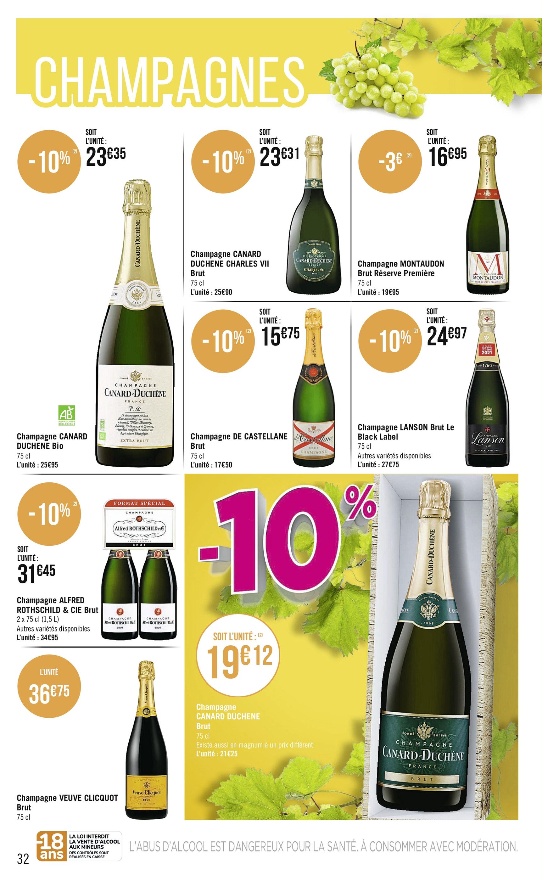 Champagne Carrefour Promo et prix dans le catalogue du moment