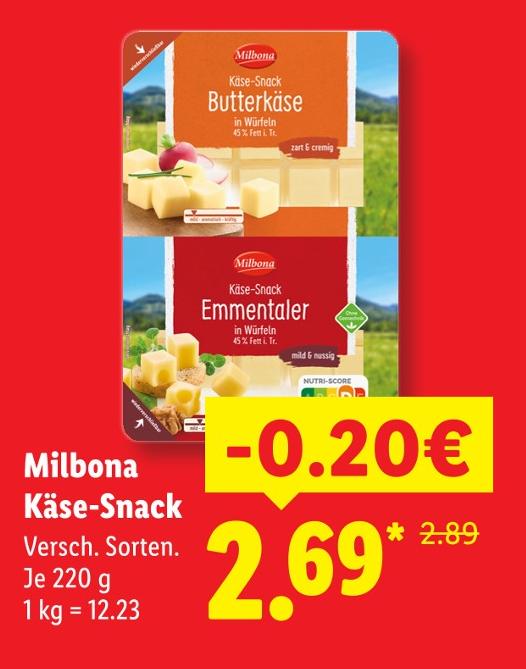 Butterkäse Käse-Snack