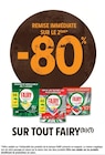 -80 % remise immédiate sur le 2ème sur tout FAIRY - FAIRY - Intermarché Contact à Romans-sur-Isère -80 % remise immédiate sur le 2ème sur tout FAIRY - FAIRY en promo chez Intermarché Contact Romans-sur-Isère