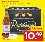 Radeberger Pilsner bei Netto Marken-Discount im Heidenau Prospekt für 10,49 €