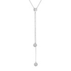 Collier en argent rhodié et oxydes de zirconium dans le catalogue Le Manège à Bijoux