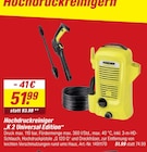 Hochdruckreiniger K 2 Universal Edition im Angebot bei toom Baumarkt in Menden Hochdruckreiniger K 2 Universal Edition Angebote von Kärcher bei toom Baumarkt Menden für 51,99 €
