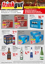 Aktueller Trinkgut Discounter Prospekt für Burtenbach: Krumbachs Getränkemarkt! mit 4} Seiten, 01.07.2024 - 06.07.2024