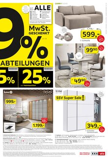 Couch im aktuellen XXXLutz Möbelhäuser Prospekt (Ulm) Couch im XXXLutz Möbelhäuser Prospekt "DEUTSCHLANDS GRÖSSTER SSV!" mit 16 Seiten (Ulm)