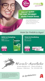 Aktueller mea - meine apotheke Apotheken Prospekt in Clausthal-Zellerfeld und Umgebung, "Unsere August-Angebote" mit 4 Seiten, 01.08.2025 - 31.08.2025