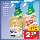 Reiniger Angebote von Meister Proper bei Netto Marken-Discount Villingen-Schwenningen für 2,29 €