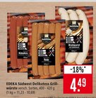 Delikatess Grillwürste Käseknacker Angebote von EDEKA Südwest bei Marktkauf Göppingen für 4,49 €