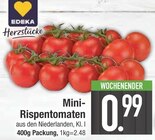 Mini-Rispentomaten im EDEKA Prospekt Mini-Rispentomaten von EDEKA Herzstücke im aktuellen EDEKA Prospekt für 0,99 €