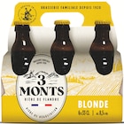 Bière Blonde - 3 MONTS en promo chez Intermarché Hyper Bière Blonde - 3 MONTS dans le catalogue Intermarché Hyper