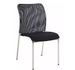 Chaise JADE noire - MT International en promo chez Bureau Vallée Villeneuve-d'Ascq à 62,30 €