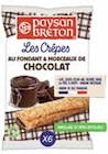 Les crêpes au fondant & morceaux de chocolat - PAYSAN BRETON à 1,11 € dans le catalogue Intermarché