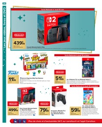 Prix et réduction Nintendo Switch dans le prospectus Carrefour en cours Offre Nintendo Switch dans le catalogue Carrefour du moment à la page 94