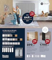 Kleiderschrank im aktuellen buss Prospekt (Oldenburg) Kleiderschrank im buss Prospekt "BEGEISTERN. WOHNEN. buss" mit 34 Seiten (Oldenburg)
