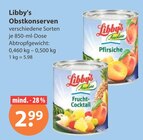 Pfirsiche im V-Markt Prospekt Pfirsiche von Libby's im aktuellen V-Markt Prospekt für 2,99 €