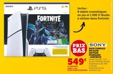 Pack console ps5 slim edition standard - fortnite - SONY dans le catalogue Hyper U