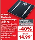 Bluetooth-Diagnosewaage »SBF 72« im Angebot bei Kaufland in Villingen-Schwenningen Bluetooth-Diagnosewaage »SBF 72« Angebote von SANITAS bei Kaufland Villingen-Schwenningen für 14,99 €