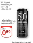 Pils im Angebot bei GLOBUS in Wenden Pils Angebote von 5,0 Original bei GLOBUS Wenden für 0,59 €