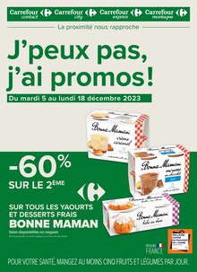 Prospectus Carrefour Proximité de la semaine "J'peux pas, j'ai promos !" avec 1 pages, valide du 05/12/2023 au 18/12/2023 pour Marcq-en-Barœul et alentours