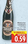 Schwarzbier im Angebot bei E center in Falkensee Schwarzbier Angebote von Märkischer Landmann bei E center Falkensee für 0,59 €