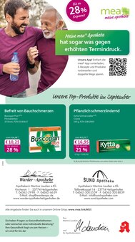 mea - meine apotheke Prospekt der Woche "Unsere September-Angebote" Seite 1, 01.09.2025 bis 30.09.2025 für Heiligenhafen Aktueller mea - meine apotheke Prospekt "Unsere September-Angebote" Seite 1 von 4 Seiten für Heiligenhafen