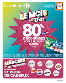 Prospectus Carrefour à Lille, "LE MOIS À VOS MARQUES, PRÊTS, PARTEZ !", 95 pages de promos valables du 20/05/2025 au 02/06/2025
