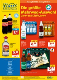 Netto Marken-Discount Prospekt für Brandis mit 2 Seiten Netto Marken-Discount Prospekt für Brandis: "DER ORT, AN DEM DU IMMER AUSGEZEICHNETE PREISE FINDEST.", 2 Seiten, 26.10.2026 - 31.10.2026