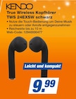 True Wireless Kopfhörer TWS 24EXSW schwarz Angebote von Kendo bei expert Herten für 9,99 €