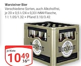 Bier im Angebot bei GLOBUS in Rüsselsheim Bier Angebote von Warsteiner bei GLOBUS Rüsselsheim für 10,49 €