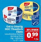 MSC Thunfisch Filets Angebote von Gut & Günstig bei Marktkauf Schwabach für 0,99 €