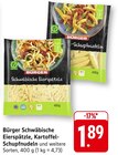 Schwäbische Eierspätzle Angebote von Bürger bei EDEKA Heidelberg für 1,89 €