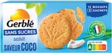 Intermarché Neuville-sur-Ain - Promo Biscuit sans sucres ajoutés saveur coco Promo Biscuit sans sucres ajoutés saveur coco à 0,58 € dans le catalogue Intermarché à Neuville-sur-Ain