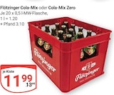 Cola-Mix im Angebot bei GLOBUS in Waldkraiburg Cola-Mix Angebote von Flötzinger bei GLOBUS Waldkraiburg für 11,99 €